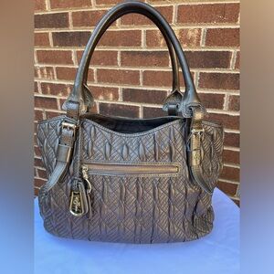 Cole Haan purse pewter